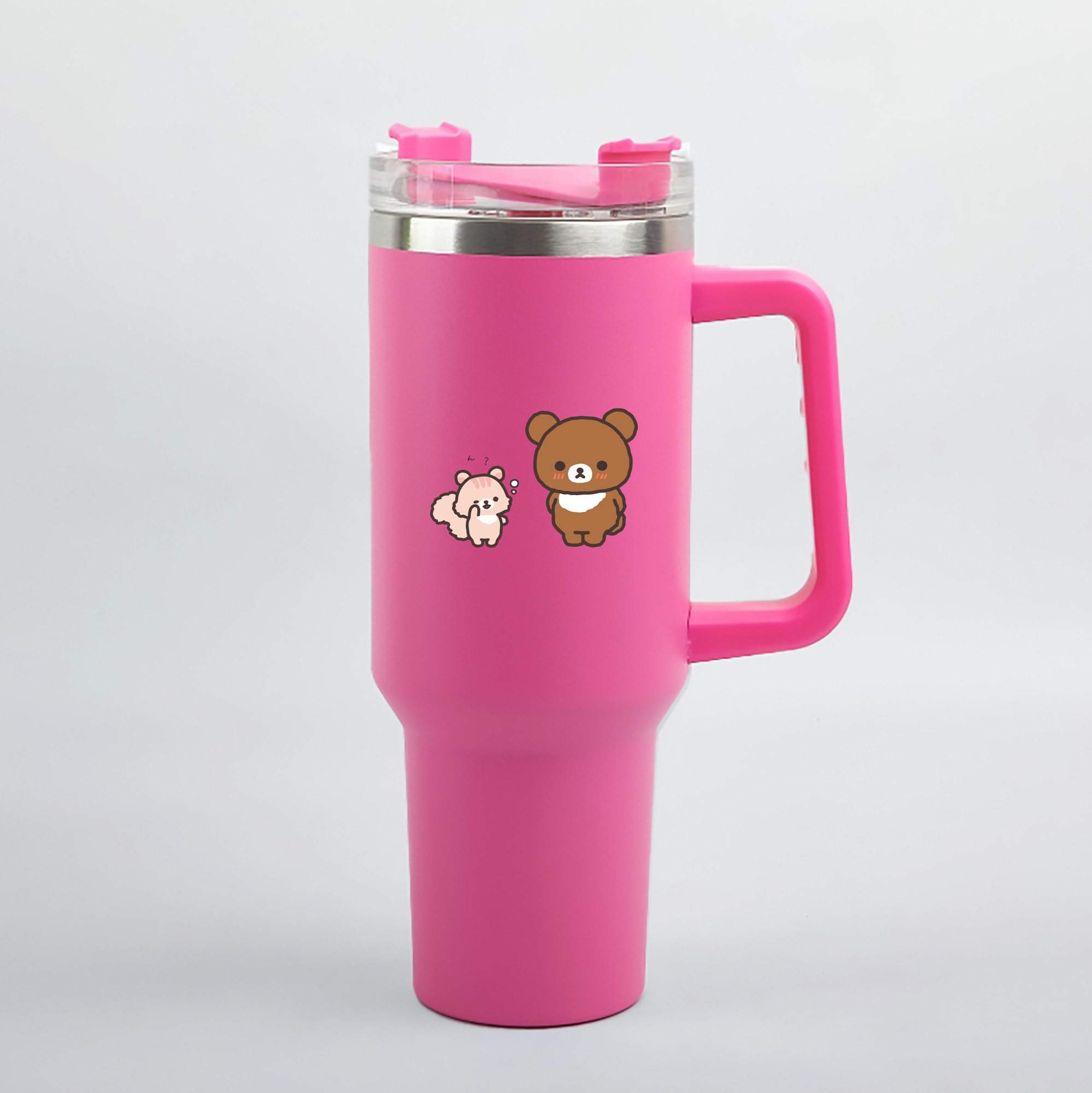 （画像用） リラックマ リラックマ キイロイトリ Rilakkuma Korilakkuma Kiiroitori 1200mL車用タンブラー（カラープリント）